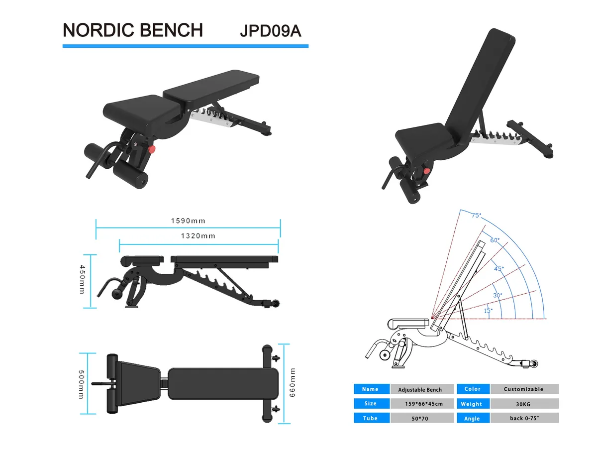 JPD09A Nordic Bench — Nordic Benches
