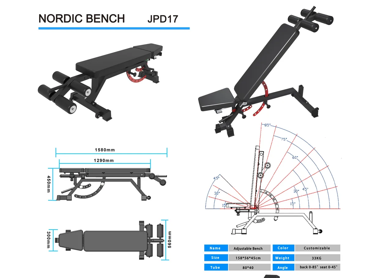 JPD17 Nordic Bench — Nordic Benches
