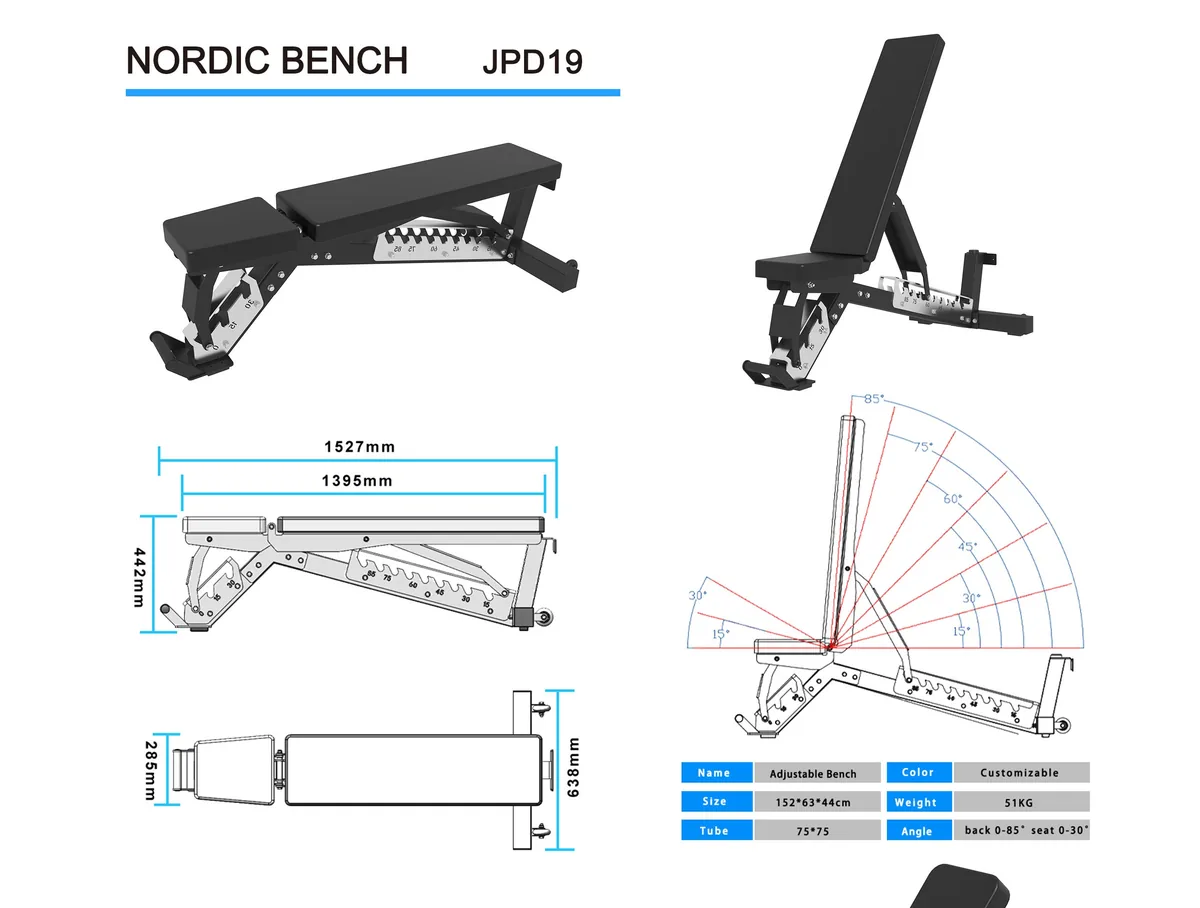JPD19 Nordic Bench — Nordic Benches