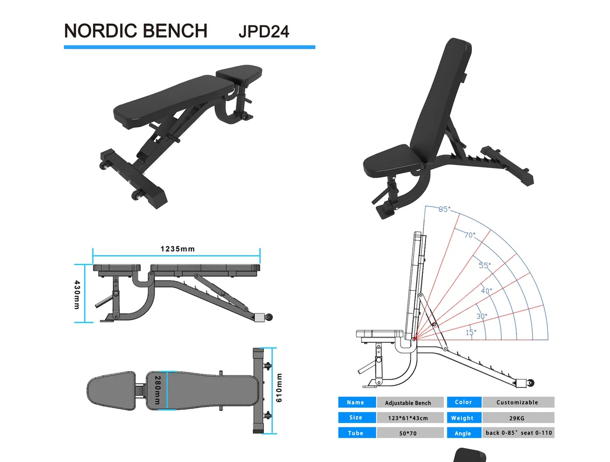 JPD24 Nordic Bench — Nordic Benches
