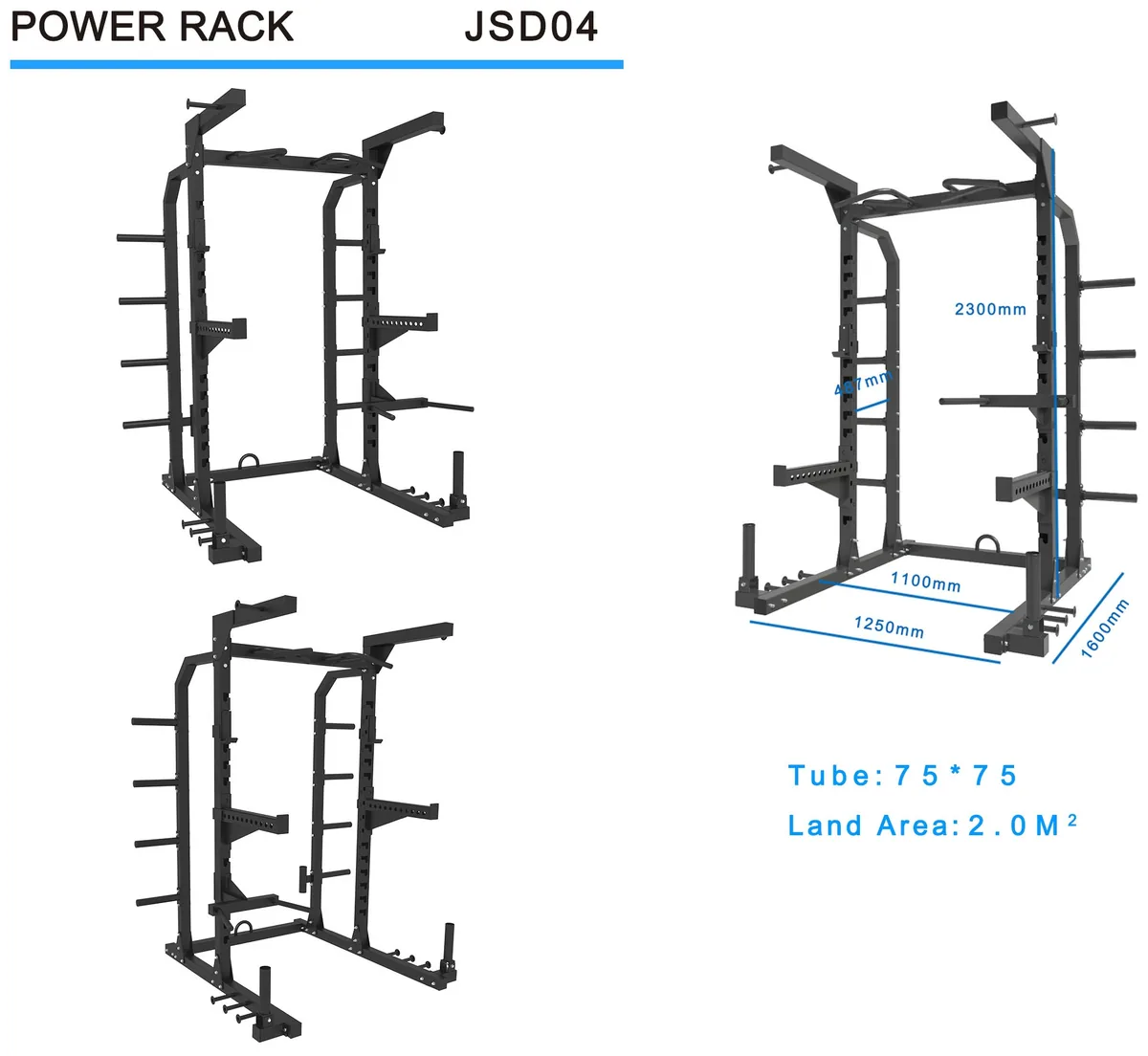 JSD04 Power Rack — Power Racks