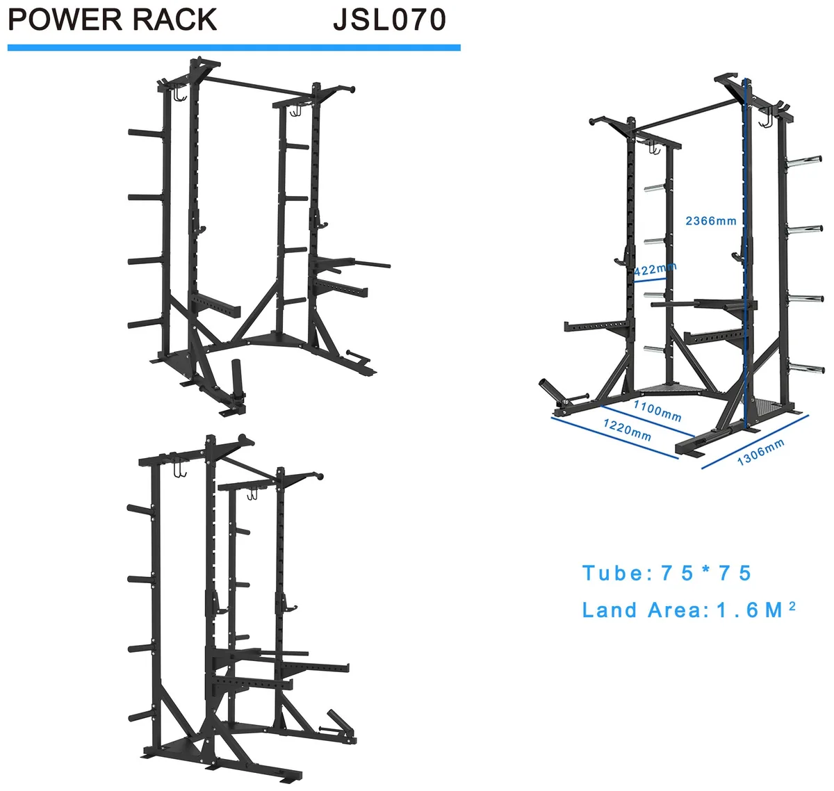 JSL070 Power Rack — Power Racks