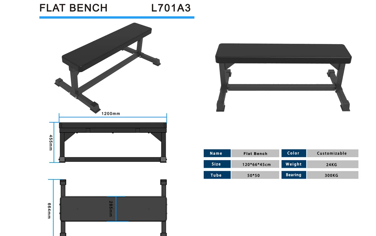 L701A3 Flat Bench — Flat Benches