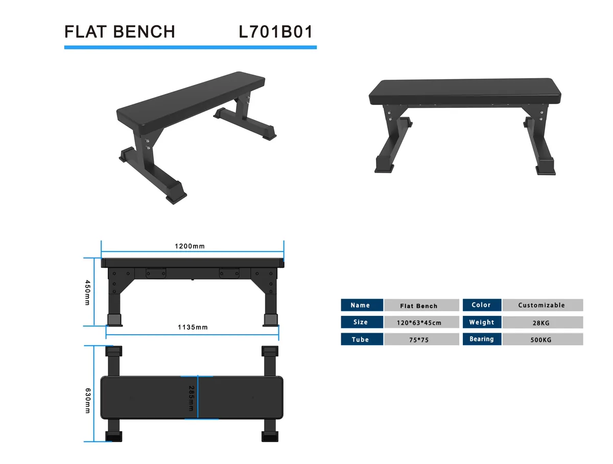 L701B01 Flat Bench — Flat Benches