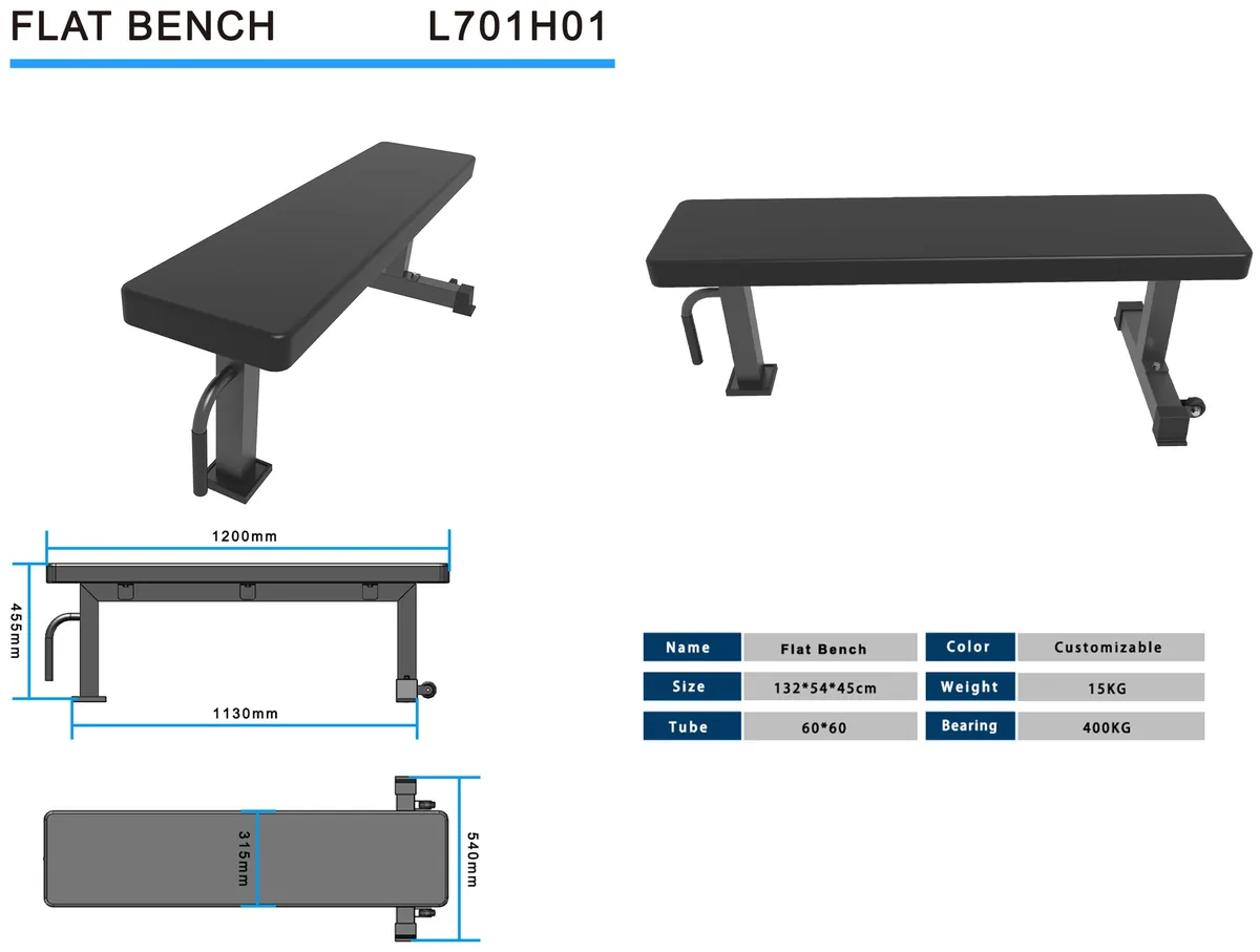 L701H01 Flat Bench — Flat Benches