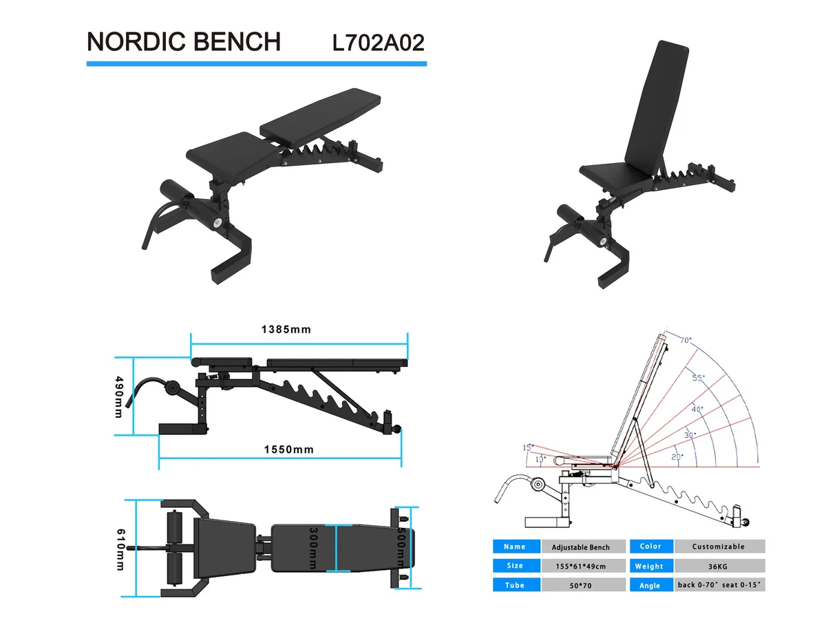 L702A02 Nordic Bench — Nordic Benches