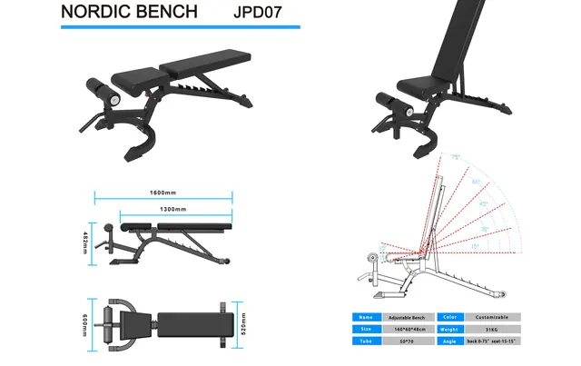 JPD07 Nordic Bench — Nordic Benches