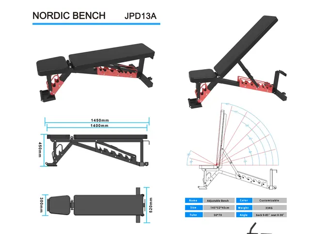 JPD13A Nordic Bench — Nordic Benches