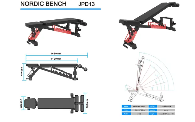 JPD13 Nordic Bench — Nordic Benches