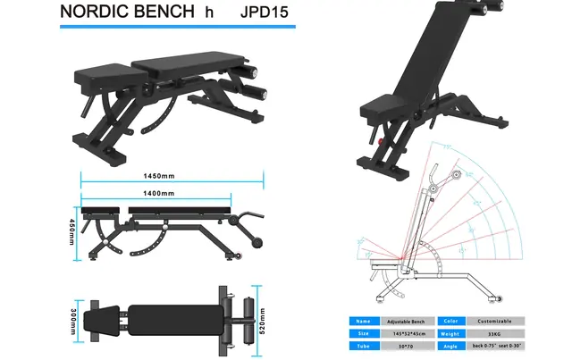 JPD15 Nordic Bench — Nordic Benches