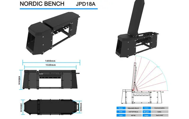 JPD18A Nordic Bench — Nordic Benches