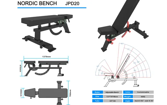 JPD20 Nordic Bench — Nordic Benches