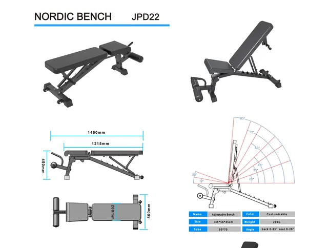 JPD22 Nordic Bench — Nordic Benches