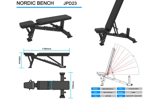 JPD23 Nordic Bench — Nordic Benches