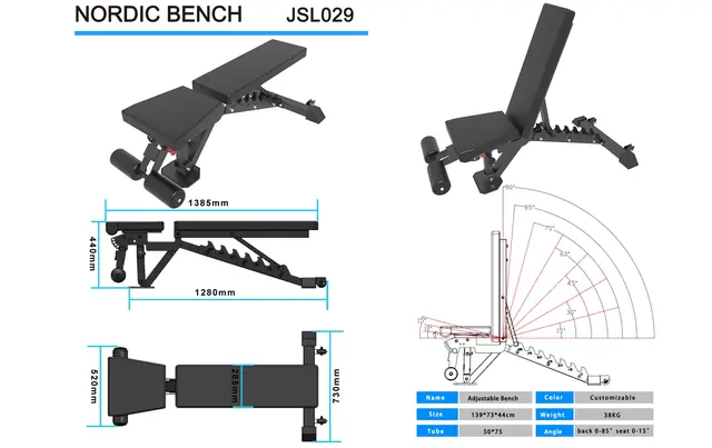 JSL029 Nordic Bench — Nordic Benches
