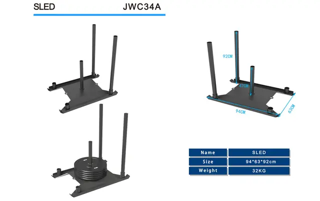 JWC34A Sled — Sleds