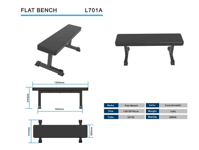 L701A Flat Bench — Flat Benches